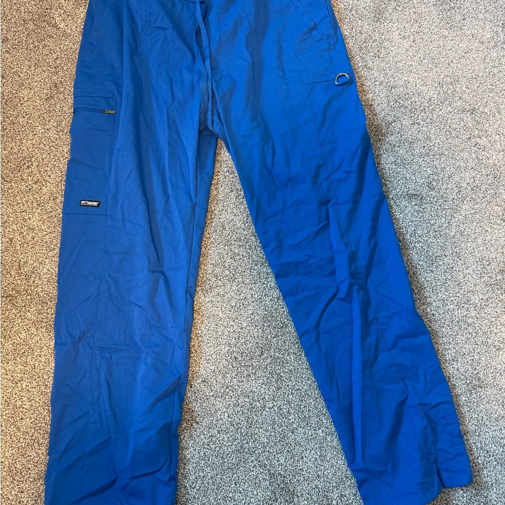 Grey's Anatomy women’s royal blue Cargo Pants